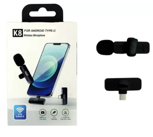 K8 Wireless Microphone For Mobile Phones